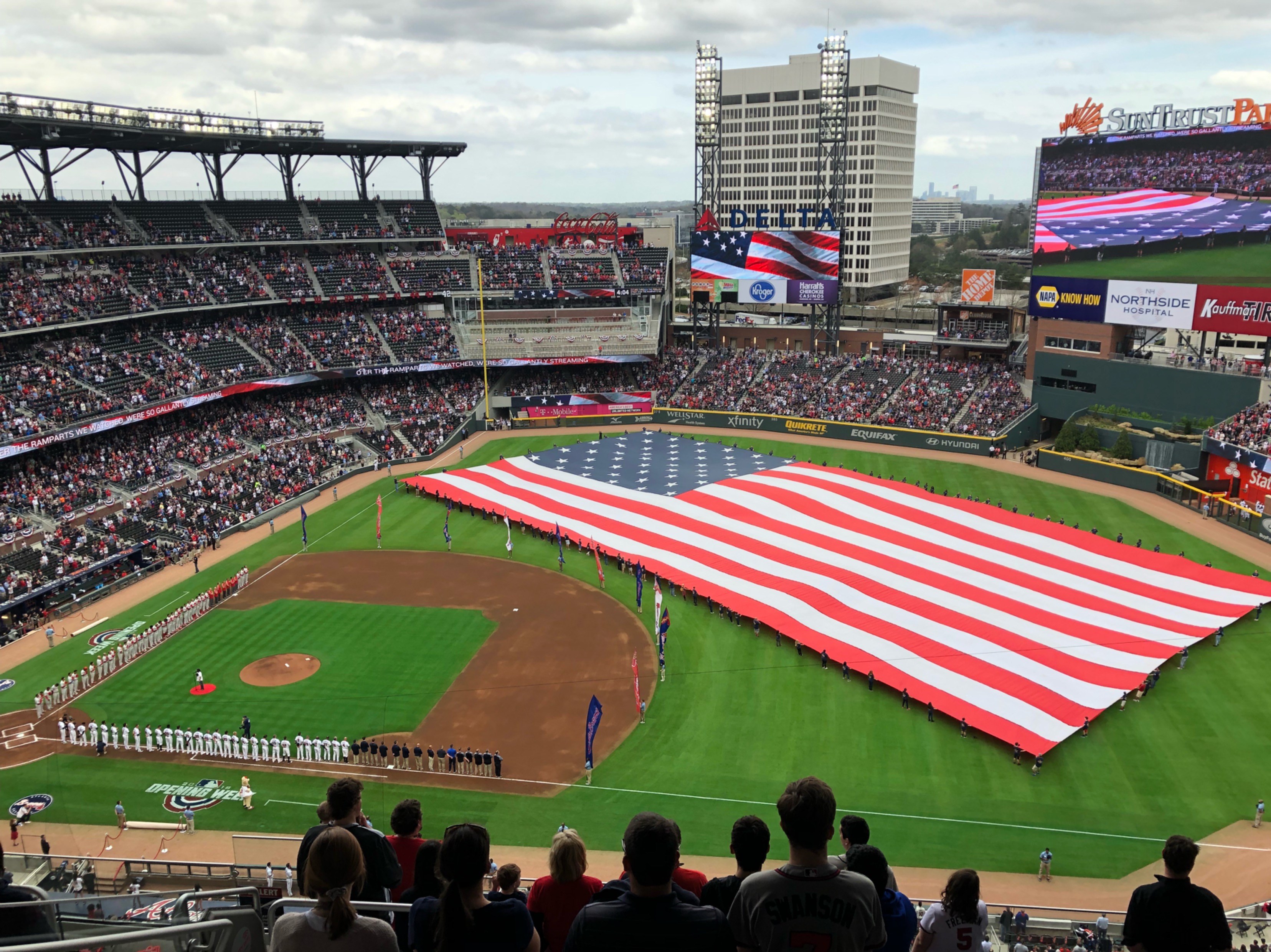 2018 Opening Day at SunTrust park